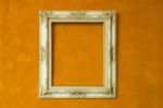 Antique Ivory Frame Stock Photo