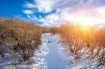 Deogyusan Mountains In Winter, South Korea Stock Photo