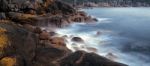 Sleepy Bay In Freycinet National Park Stock Photo