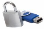 Usb Disk Security Concept Stock Photo