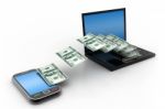 Mobile Banking Stock Photo