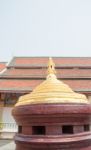 Mount Meru Model At Buddism Temple In Lamphun, Thailand Stock Photo