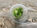 Bubble Tree On Metal Stock Photo