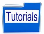 Tutorials File Indicates Organization Correspondence And Files Stock Photo