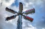 Carousel At Winter Wonderland Hyde Park In London Stock Photo