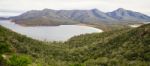 Wineglass Bay Beach Located In Freycinet National Park, Tasmania Stock Photo