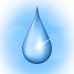 Rain Drop Shows Liquid Wet And Water Stock Photo