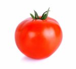 Red Tomato Isolated On The White Background Stock Photo