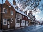 East Grinstead, West Sussex/uk - February 27 : View Of The High Stock Photo