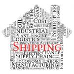 Conceptual Industrial Or Logistics Text Word Cloud Tagcloud Stock Photo