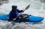 Water Sports At The Cardiff International White Water Centre Stock Photo