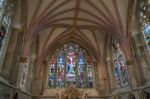 Chichester, West Sussex/uk - February 8 : Interior Of Chichester Stock Photo