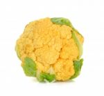 Cauliflower Isolated On The White Background Stock Photo