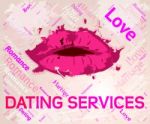 Dating Services Indicates Web Site And Business Stock Photo