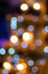 Abstract Of Light Bokeh For Background Stock Photo