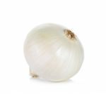 White Onion Isolated On The White Background Stock Photo