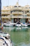 Benalmadena, Andalucia/spain - May 9 : View Of The Marina At Ben Stock Photo