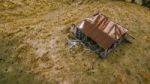 Abandoned Outback Farming Shed In Queensland Stock Photo