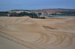 White Sand Dunes Stock Photo