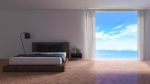 3ds Rendered Image Of Seaside Room Stock Photo