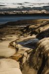 Kings Beach In The Sunshine Coast, Queensland Stock Photo