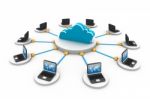 Cloud Computing Concept Stock Photo