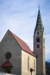 The Parish Church In Villanders Stock Photo