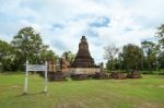 Wat Jedi Jed Teaw Temple In Sukhothai Province, Thailand Stock Photo