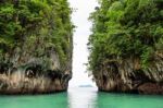 Koh Hong Island Krabi In Thailand Between The Rock Stock Photo