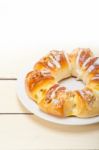 Sweet Bread Donut Cake Stock Photo