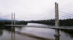 View Of The Eleanor Schonell Bridge In West End, Brisbane Stock Photo