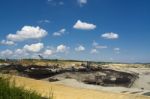 Coal Mining Machine - Mine Excavator Stock Photo