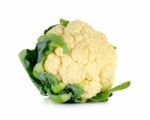 Cauliflower Isolated On The White Background Stock Photo