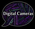 Digital Cameras Shows High Tec And Picture Stock Photo