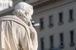 Classic Statue Socrates Stock Photo