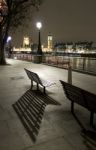 Big Ben And The Bench Stock Photo