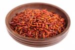 Piri Piri On Bowl Stock Photo