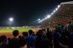 The Soccer Fans In The 700th Anniversary Stadium Stock Photo