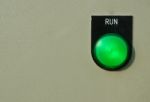 Run Button Switch Stock Photo