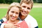 Smiling Young Couples Stock Photo