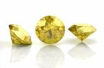 Yellow Sapphire Stock Photo