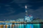 The Shard From Hanseatic Walk Stock Photo