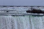 Beautiful Background With The Niagara Falls Stock Photo