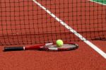 Tennis Court Stock Photo