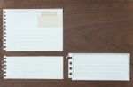 White Note Paper Stock Photo