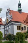 Monastery Of Minorities In Cesky Krumlov Stock Photo