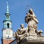 Statue Of St. John Nepomucene In Poznan Stock Photo