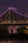 Story Bridge In Brisbane, Queensland Stock Photo