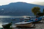 View Of Lake Como From Mandello Del Lario Stock Photo