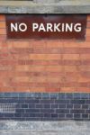 No Parking Sign Stock Photo